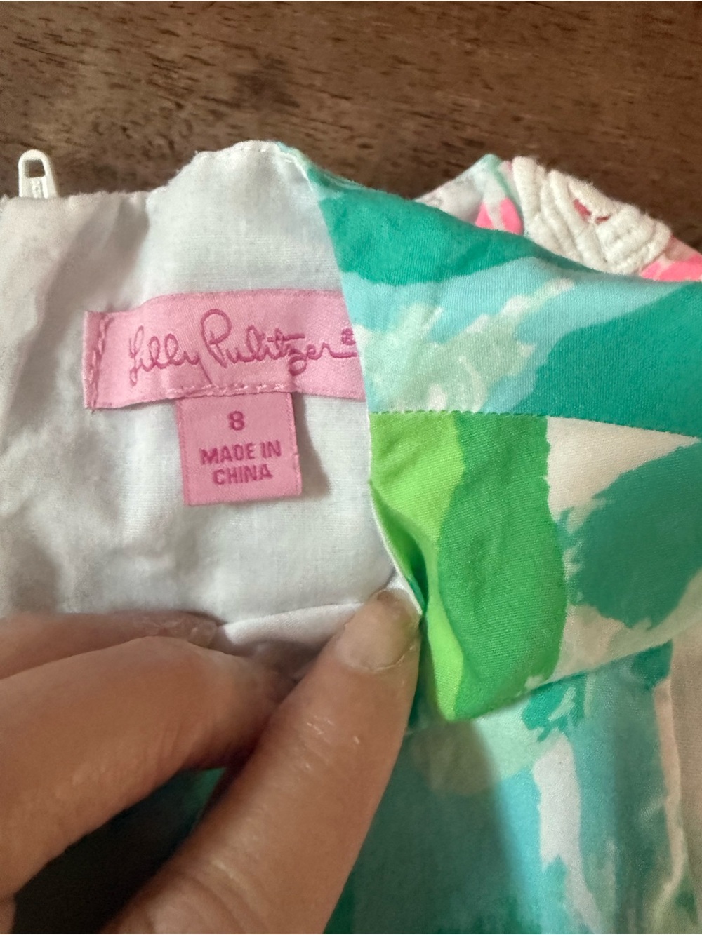 Lilly Pulitzer Blue Rose Printed Dress